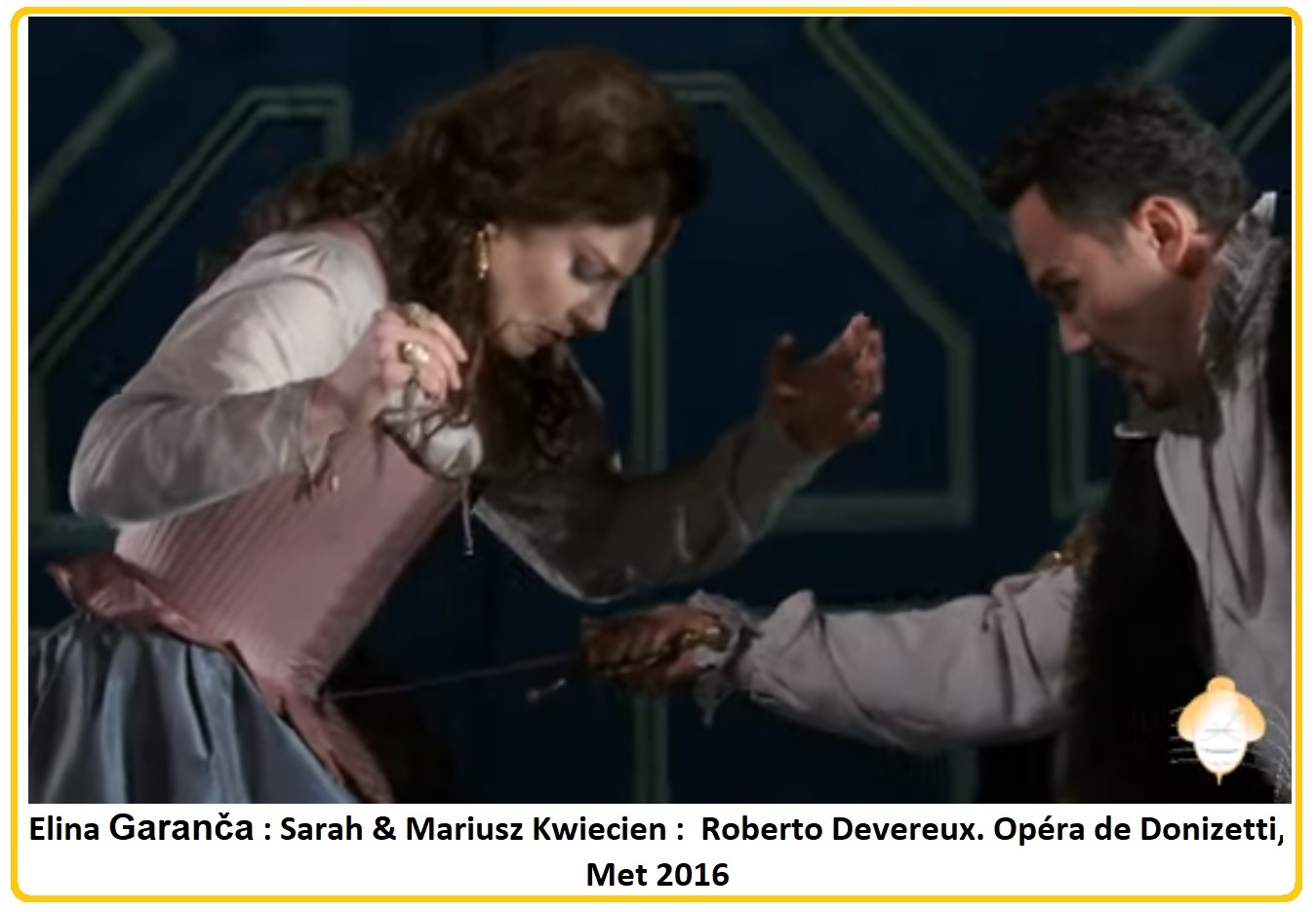 Elina Garanča Sarah &amp; Mariusz Kwiecien Roberto Devereux Opéra de Donizetti Met 2016